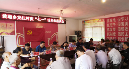 国税局联合龙江村共同举行“庆七一·感党恩·话未来”座谈会